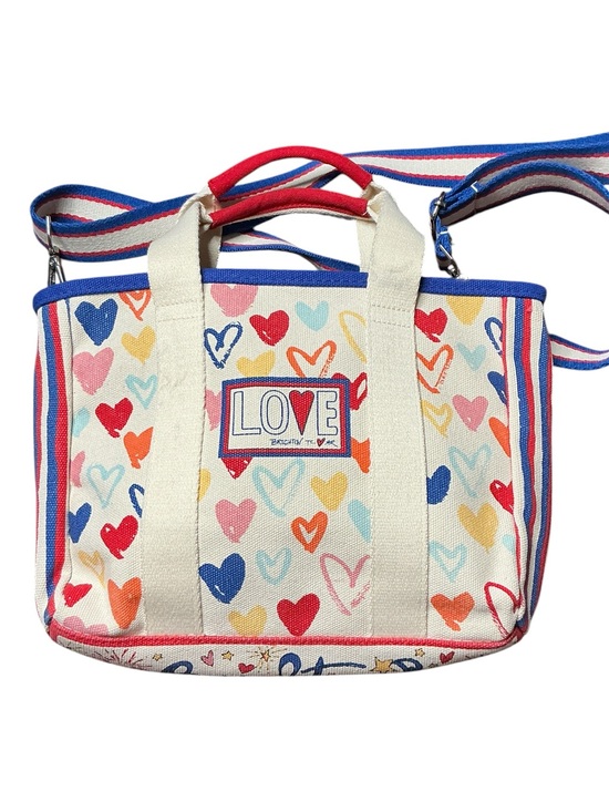 Brighton Handbags - Brighton Love Multicolor Heart Canvas Tote Bag